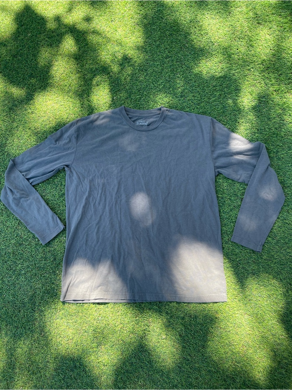 Everyday Long-Sleeve Crewneck Shirt - Charcoal